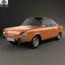  Skoda 110 R 1970 3D model
