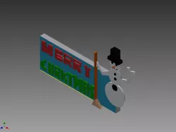 Snowman ornament