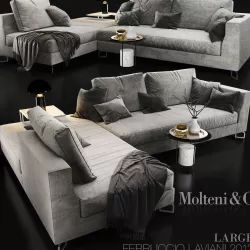 Sofa Molteni c LARGE 3D model