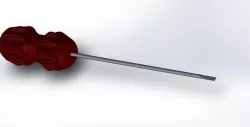 Solidworks screwdriver drawing (how to drawing)