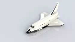 Space Shuttle Surface Model