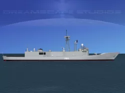 Spanish Frigate Santa Maria F81  3D model