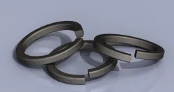 Spring washer M12 (2 sketches - 1 feature)