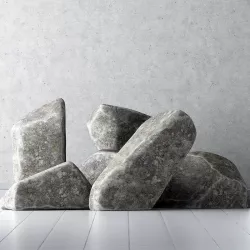 Stone chip 3D model