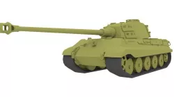Tiger 3 Tank 3D model