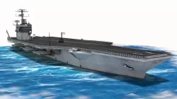 USS George Washington Aircraft Carrier Low-poly  3D model