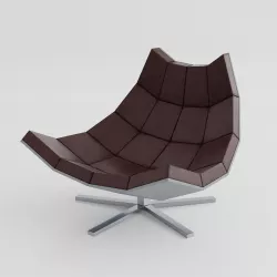 Vintage Futuristic Chair 3D model