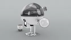 Walk Robot with XPresso 3D model