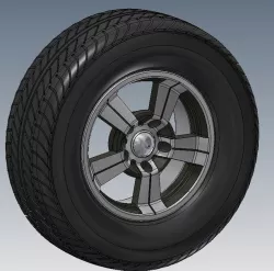 Wheel 15x6.5 alloy rim