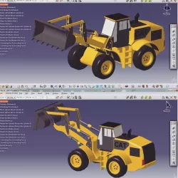 Wheel Loader 3D model