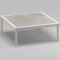 White Matt Table  3D model