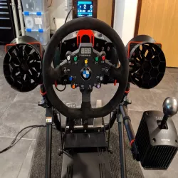 140mm Max Airflow Fan Housing for Sim Racing