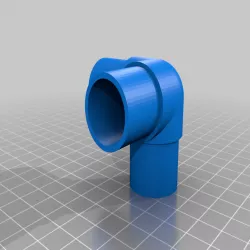 3 Way Corner - 15/20mm PVC Pipe