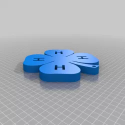 4H Keychain