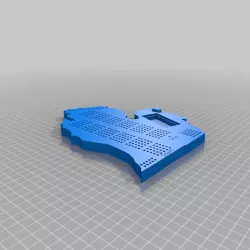 5 Player Michigan Shaped Cribbage Board