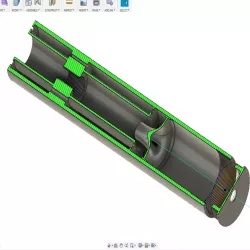 Airsoft Suppressor for m4, ar15... m14x1 left
