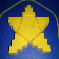 Another articulated pixel star