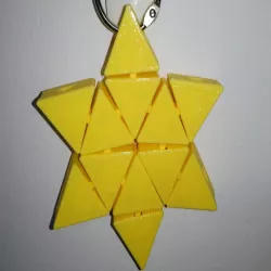Articulated hexagonal star