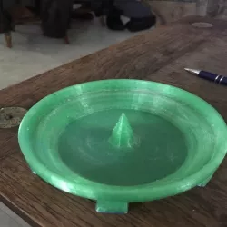 Ashtray with debowler