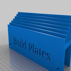 Build Plate Organizer