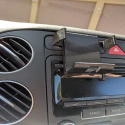 Car phone holder for card slots, adjustable
