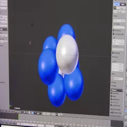 Cube in the nucleus of oxygen