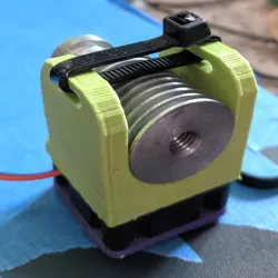 E3D V6 30mm Fan Mount With Zip-ties -BEEFY-