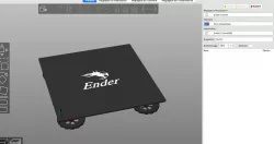 ENDER 3 PrusaSlicer render heated bed