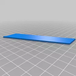 Ergodox wrist rest case top layer