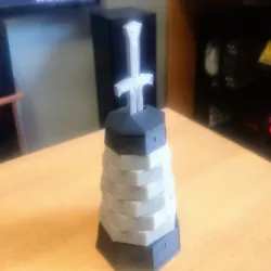 Excalibur Cryptex Puzzle (Slanted Top piece)