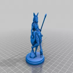 Female Tabaxi Cleric (Lion and Cat head variants)