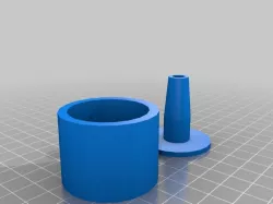 Fountain fitting & lens cap