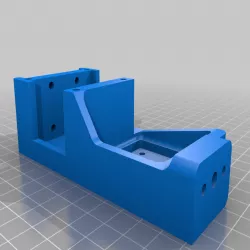 FT-5 R2 Mod 04 - Printer Head Carriage Mount E3D Titan Aero