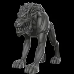 Hellhound (28 mm DnD miniature)