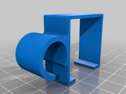 Ikea desk (Thyge) cable holder