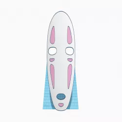 Kaonashi (no-face) mask from Spirited away, wearable, cosplay.