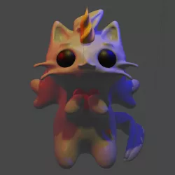 Kittencorn (Kitten + Unicorn)