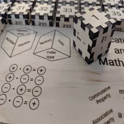 Laser Cut Math Table