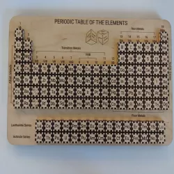 Laser Cut Periodic Table