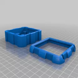 LED MATRIX CASE - Max7219 x 4 - bluePill