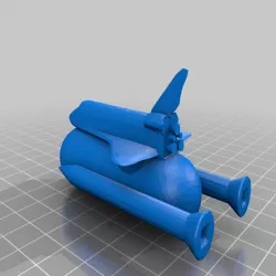 Low Poly Space Shuttle Lift Off