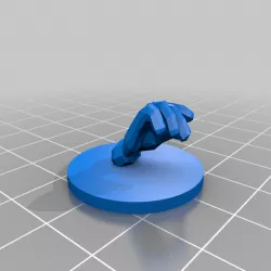Master hand with base