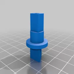 Meter box lock shaft