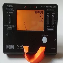 Mount for Korg TM-60 Tuner Metronome