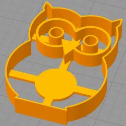 Owl cookie cutter