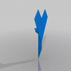 Paper Airplane Trophy Topper