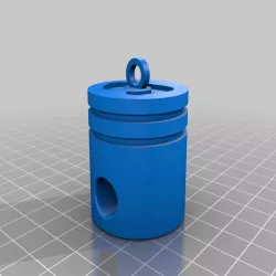 Piston Model Key Chain