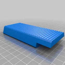 Rack split into 2 pieces