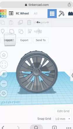 RC Truggy wheel