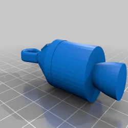 Rocket keyring